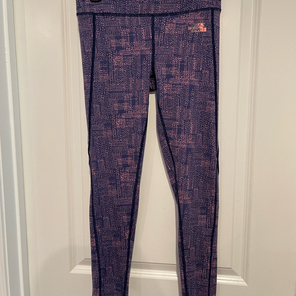 The North Face Navy & Pink Speckled Women's Leggings